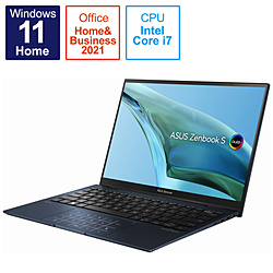 ASUS ノートパソコン Zenbook S Flip 13 OLED ポンダーブルー UP5302ZA-LX157WS [13.3型 /Windows11 Home /intel Core i7 /メモリ:16GB /SSD:1TB /Office HomeandBusiness /日本語版キーボード]