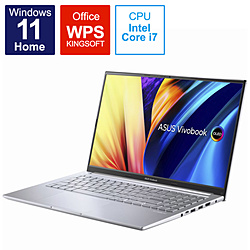 ASUS ノートパソコン Vivobook 15X OLED トランスペアレントシルバー X1503ZA-L1280W [15.6型 /Windows11 Home /intel Core i7 /メモリ:16GB /SSD:512GB /WPS Office /日本語版キーボード /2022年9月モデル]