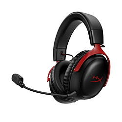 HyperX 77Z46AA ワイヤレス(USB-C+USB-A) Cloud III Wireles ブラック/レッド