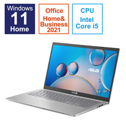 ASUS ノートパソコン トランスペアレントシルバー X515JA-BQ4164WS [15.6型 /Windows11 Home /intel Core i5 /メモリ:8GB /SSD:256GB /Office HomeandBusiness /日本語版キーボード]
