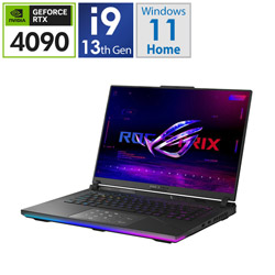 ASUS G634JY-I9R4090 ゲーミングノートパソコン ROG Strix Scar 16 (2023) G634 オフブラック