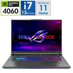 ASUS G814JV-I7R4060 ゲーミングノートパソコン ROG Strix G18 (2023) G814 エクリプスグレー