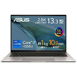 ASUS ノートパソコン Zenbook S 13 OLED バサルトグレー UX5304VA-NQI7W [13.3型 /Windows11 Home /intel Core i7 /メモリ:16GB /SSD:512GB /WPS Office /日本語版キーボード /2023年4月モデル]