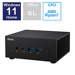 ASUS PN53-S7099AD ミニPC ExpertCenter PN53 ブラック [モニター無し /Windows11 Home /AMD Ryzen7 /メモリ:16GB /SSD:256GB /無し /2023年6月モデル]