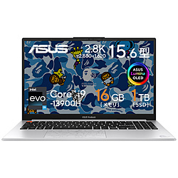 ASUS ノートパソコン Vivobook S 15 OLED BAPE Edition クールシルバー K5504VA-MA254W [15.6型 /Windows11 Home /intel Core i9 /メモリ:16GB /SSD:1TB /WPS Office /日本語版キーボード /2023年08月モデル]