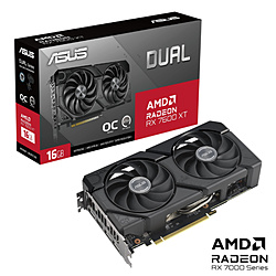 ASUS Dual Radeon RX 7600 XT OC Edition 16GB GDDR6 DUAL-RX7600XT-O16G