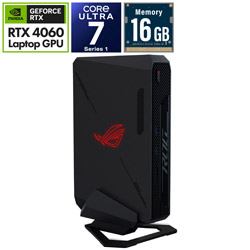 ASUS RNUC14SRKU7168A0I ゲーミングデスクトップパソコン (ACケーブル無し) ROG NUC(RTX 4060) [Windows11 Home /intel Core Ultra 7 /メモリ:16GB /SSD:512GB /Officeソフト無し /2025年2月モデル]