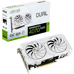 ASUS Dual GeForce RTX 4070 SUPER EVO White OC Edition 12GB GDDR6X ホワイト DUAL-RTX4070S-O12G-EVO-WHITE