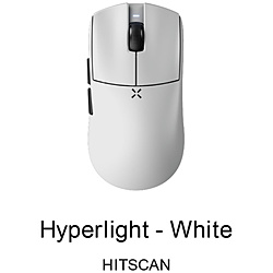 HITSCAN Hyperlight Wireless Gaming Mouse White Hyperlight Wireless ホワイト HS-WM-HL8K-MW