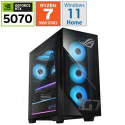 ASUS GM700TZ-R9800X017W ゲーミングデスクトップパソコン ROG G700 (2025) GM700(RTX 5070) ブラック [Windows11 Home /AMD Ryzen7 /メモリ:32GB /SSD:1TB /Officeソフト無し /2025年6月モデル]
