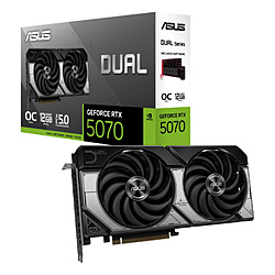 ASUS Dual GeForce RTX 5070 12GB GDDR7 OC Edition DUAL-RTX5070-O12G