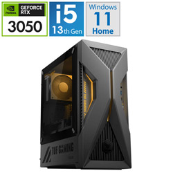 ASUS T500MV-13420H412W ゲーミングデスクトップパソコン TUF Gaming T500(RTX 3050) ソーラーエクリプスグレー