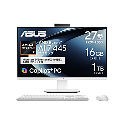 ASUS VM670GA-WPE005WS モニター一体型デスクトップPC V600 AiO (VM670GA) ホワイト