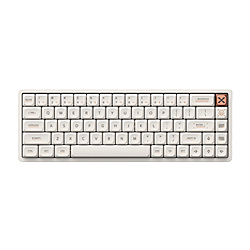 IQUNIX Magi65(Gold Red軸・英語配列) オークルホワイト iq-magi65-wht-gold-red