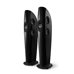 KEF フロア型スピーカー 【受注生産品】 PIANO BLACK / GREY BLADETWOMETA [1本(2本注文のみ受付)]