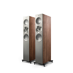 KEF ブックシェルフスピーカー SATIN WALNUT/SILVER Reference3Meta [1本(2本注文のみ受付)]