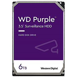 Western Digital 内蔵HDD SATA接続 WD Purple(監視システム用)128MB WD62PURZ [6TB /3.5インチ]