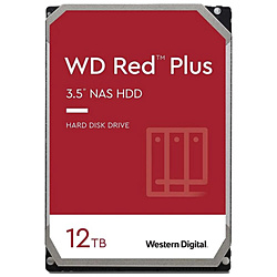 Western Digital 内蔵HDD SATA接続 WD Red Plus(NAS)256MB WD120EFBX [12TB /3.5インチ]