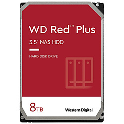 Western Digital 内蔵HDD SATA接続 WD Red Plus(NAS)256MB WD80EFBX [8TB /3.5インチ]