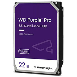 Western Digital 内蔵HDD SATA接続 WD Purple Pro(スマートビデオ用)512MB WD221PURP [22TB /3.5インチ]