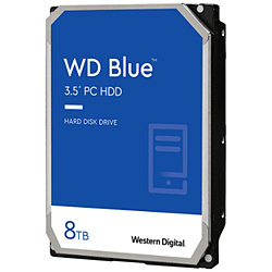 Western Digital 内蔵HDD SATA接続 WD Blue(128MB/5640RPM/CMR) WD80EAZZ [8TB /3.5インチ]