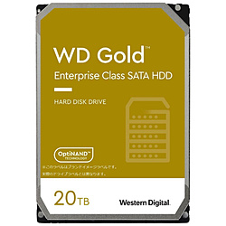 Western Digital 内蔵HDD SATA接続 WD Gold WD202KRYZ [20TB /3.5インチ]