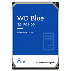 Western Digital 内蔵HDD SATA接続 WD Blue(256MB/5640RPM/CMR) WD80EAAZ [8TB /3.5インチ]