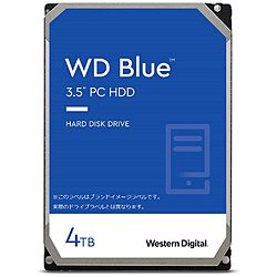 Western Digital 内蔵HDD SATA接続 WD Blue(256MB/5400RPM/CMR) WD40EZAX [4TB /3.5インチ]
