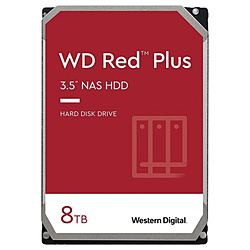 Western Digital 内蔵HDD SATA接続 WD Red Plus(NAS)256MB WD80EFPX [8TB /3.5インチ]