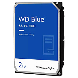Western Digital 内蔵HDD SATA接続 WD Blue(64MB/5400RPM/CMR) WD20EARZ [2TB /3.5インチ]