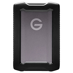 SanDisk Professional SDPH81G-005T-GBA1D 外付けHDD USB-C+USB-A接続 G-DRIVE ArmorATD 2023年モデル(Mac対応) スペースグレー [5TB /ポータブル型]