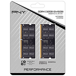 PNY MN32GK2D42666-TB [SODIMM DDR4 PC4-21300 16GB 2枚組]