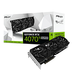 PNY GeForce RTX 4070 Ti SUPER 16GB VERTO OC 3FAN VCG4070TS16TFXPB1-O