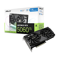 PNY GeForce RTX 5060 Ti 16GB Overclocked Dual Fan VCG5060T16DFXPB1-O