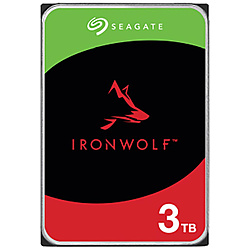 Seagate 内蔵HDD SATA接続 IronWolf(NAS用)キャッシュ256MB ST3000VN006 [3TB /3.5インチ]