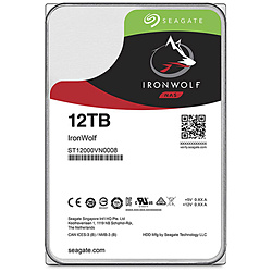Seagate 内蔵HDD SATA接続 IronWolf(NAS用)キャッシュ256MB ST12000VN0008 [12TB /3.5インチ]