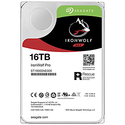 Seagate 内蔵HDD SATA接続 IronWolf Pro(NAS用) ST16000NE000 [16TB /3.5インチ]