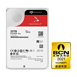 Seagate 内蔵HDD SATA接続 IronWolf Pro(NAS用) ST20000NE000 [20TB /3.5インチ]
