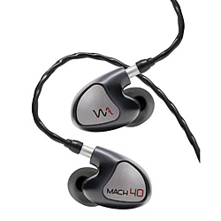 Westone イヤホン カナル型 MACH40 ユニバーサルIEM【4BA】 ガンメタルシルバー WA-M40 [φ3.5mm ミニプラグ]