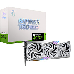 MSI GeForce RTX 4070 Ti GAMING X TRIO WHITE 12G ホワイト