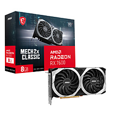 MSI Radeon RX 7600 MECH 2X CLASSIC 8G OC