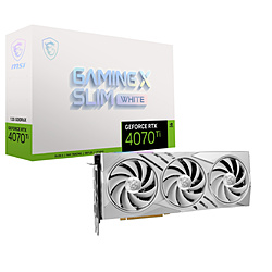 MSI GeForce RTX 4070 Ti GAMING X SLIM WHITE 12G
