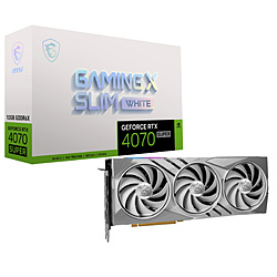 MSI GeForce RTX 4070 SUPER 12G GAMING X SLIM WHITE ホワイト