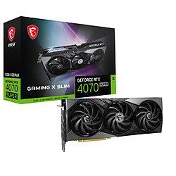 MSI GeForce RTX 4070 SUPER 12G GAMING X SLIM ブラック
