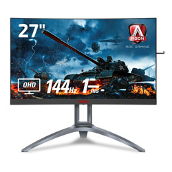 AOC AG273QCX/11 Agon ブラック&レッド