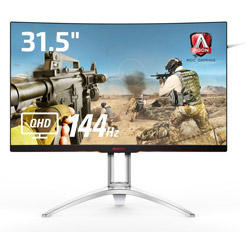 AOC AG322QC4/11 Agon ブラック & シルバー