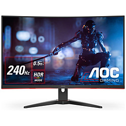 AOC C32G2ZE/11 ブラック&レッド