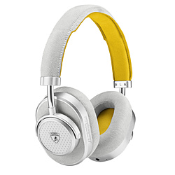 MASTER & DYNAMIC ブルートゥースヘッドホン MW65 Lamborghini Edition Silver Metal/Light Grey/Yellow Alcantara MW65LamborghiniEdition [ノイズキャンセリング対応 /Bluetooth対応]