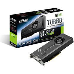 ASUS NVIDIA GeForce GTX 1060搭載 PCI-Express TURBO-GTX1060-6G［6GB/GeForce GTXシリーズ］