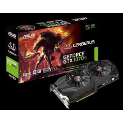 ASUS NVIDIA GeForce GTX 1070 Ti搭載 PCI-Express CERBERUS-GTX1070TI-A8G［8GB/GeForce GTXシリーズ］ CERBERUS-GTX1070TI-A8G